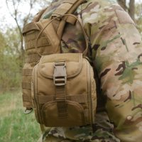 Сумка аптечка, система быстрый сброс , материал кордура цвет койот