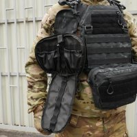 Сумка аптечка, система быстрый сброс , материал кордура цвет черный