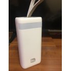 Мощный внешний аккумулятор с проводами Power Bank 30000 mAh PALEON  